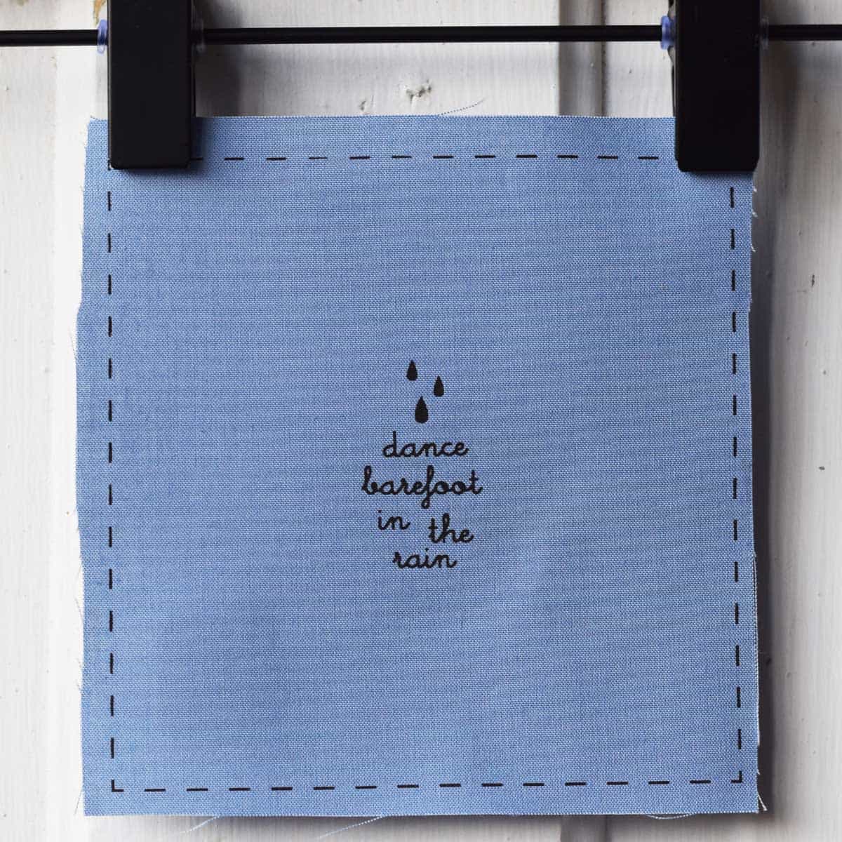 Dance barefoot in the rain—Salty Square