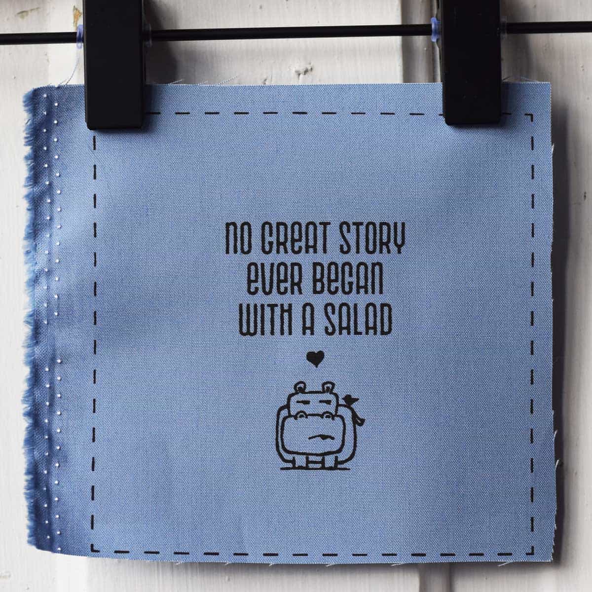 No great story ever began with a salad—Salty Square