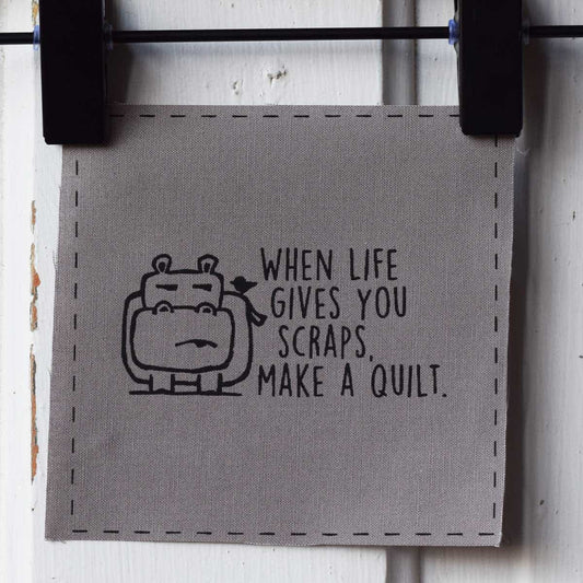 When life gives you scraps make a quilt—Salty Square