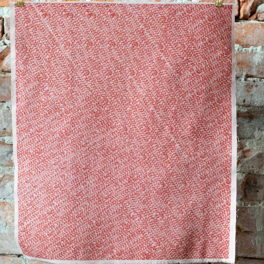 Woven Arrows – Layered Red Print