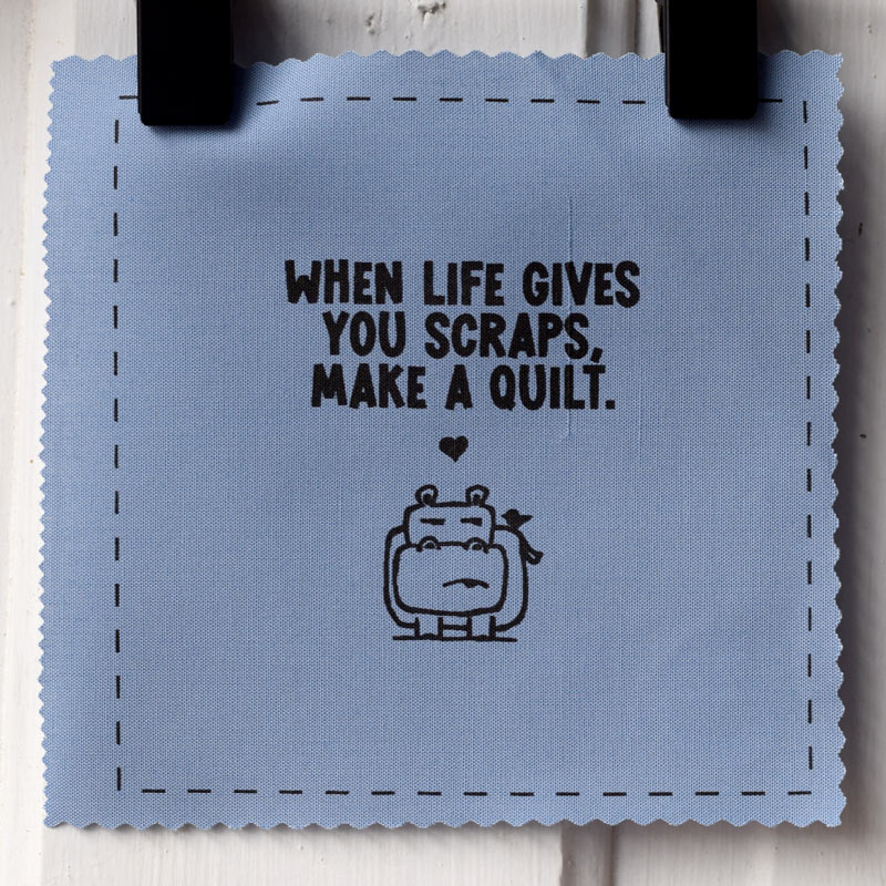 When life gives you scraps, make a quilt