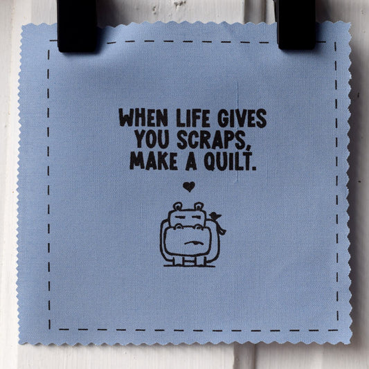 When life gives you scraps, make a quilt
