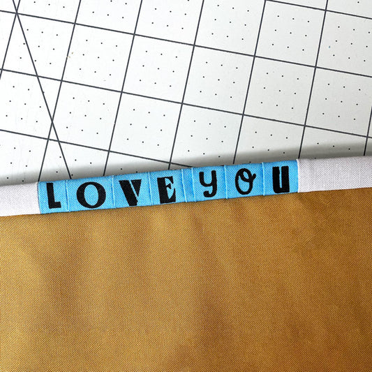 How to Add a Message to Quilt Binding