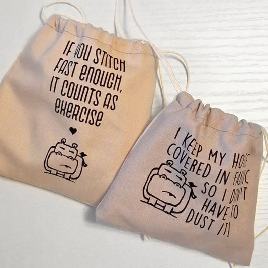 Make a Simple Salty Square Drawstring Bag