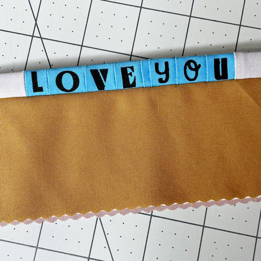 How to Add a Message to Quilt Binding