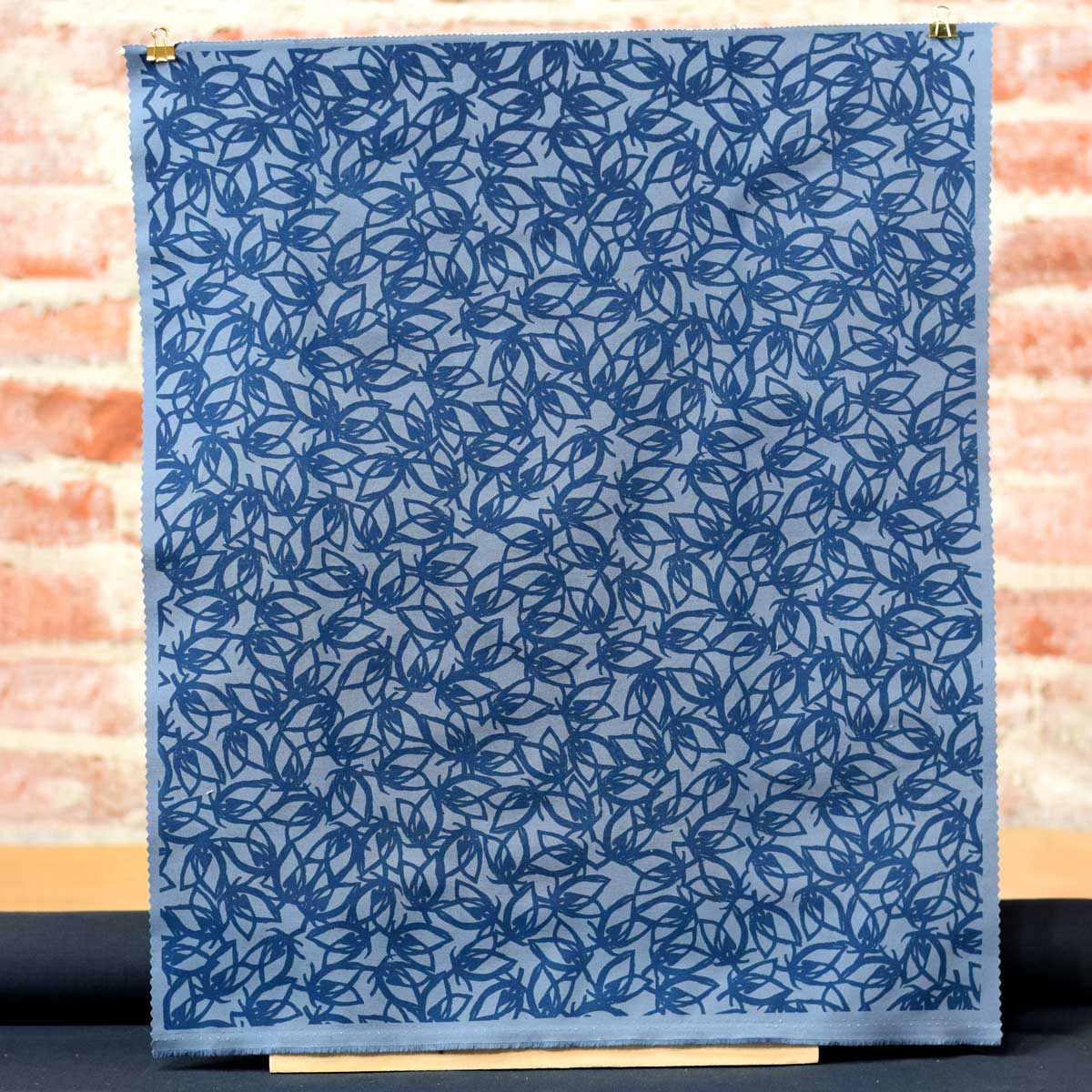 Clara — Hand-Printed Modern Floral Fabric