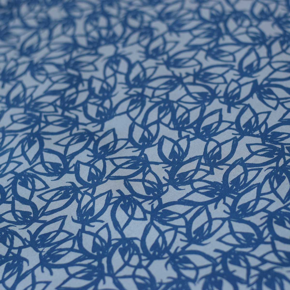 Clara — Hand-Printed Modern Floral Fabric