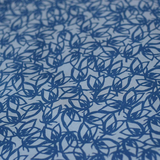 Clara — Hand-Printed Modern Floral Fabric