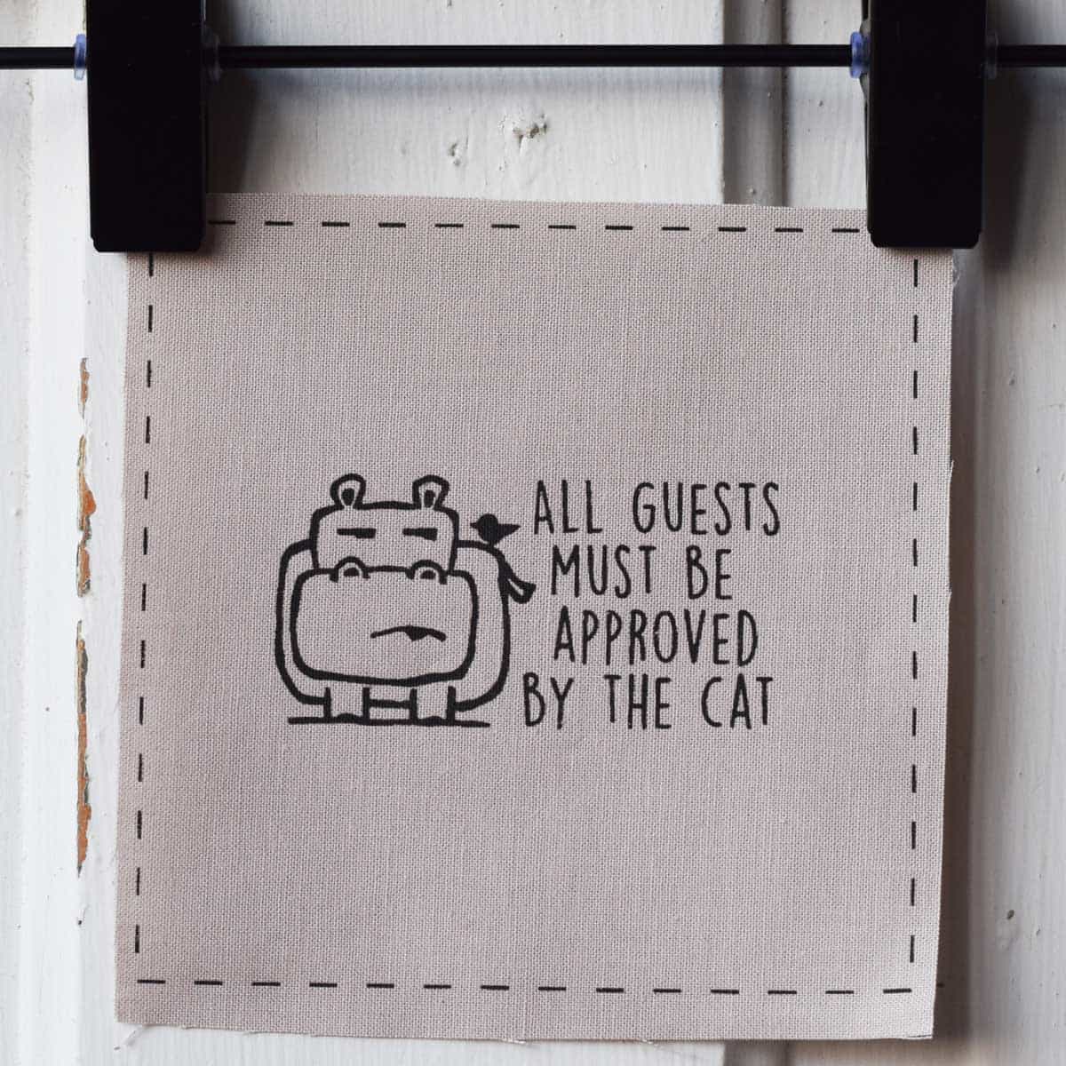 All guests must be approved by the cat—Salty Square