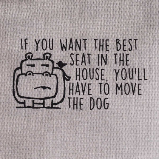 If you want the best seat in the house, you'll have to move the dog—Salty Square