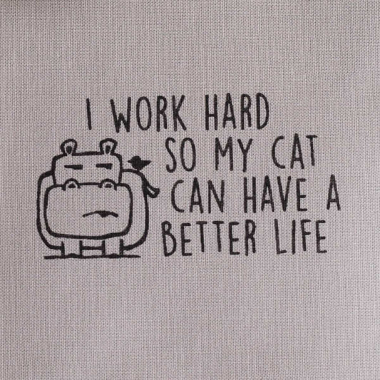 I work hard so my cat can have a better life—Salty Square