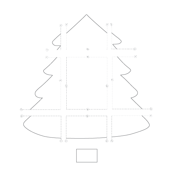 PDF Download: Christmas Tree Outline