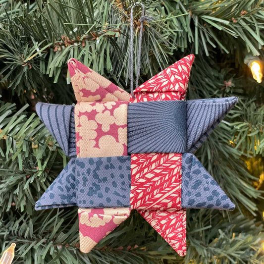 Instructions: Folded Fabric Star