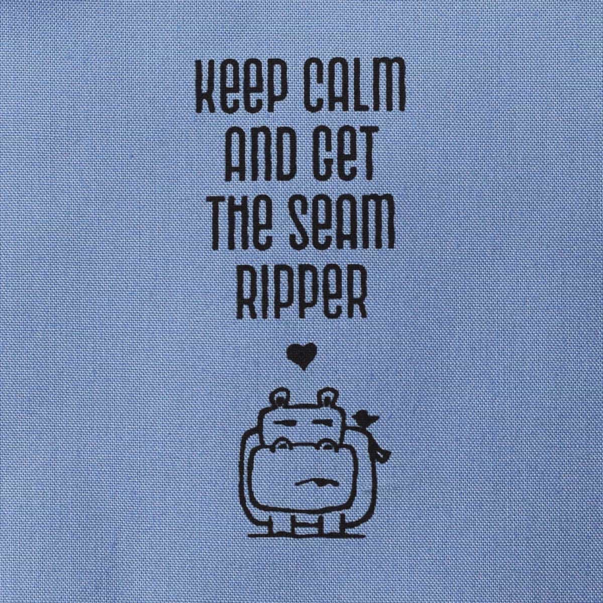 Keep calm and get the seam ripper—Salty Square