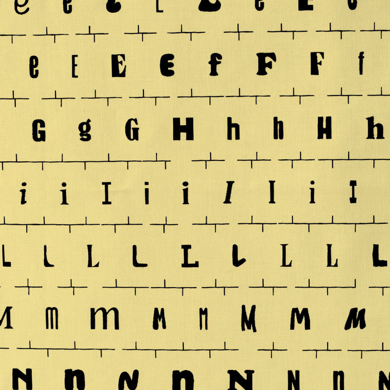 Ransom Mixed Letters—Quilt Tattoo®
