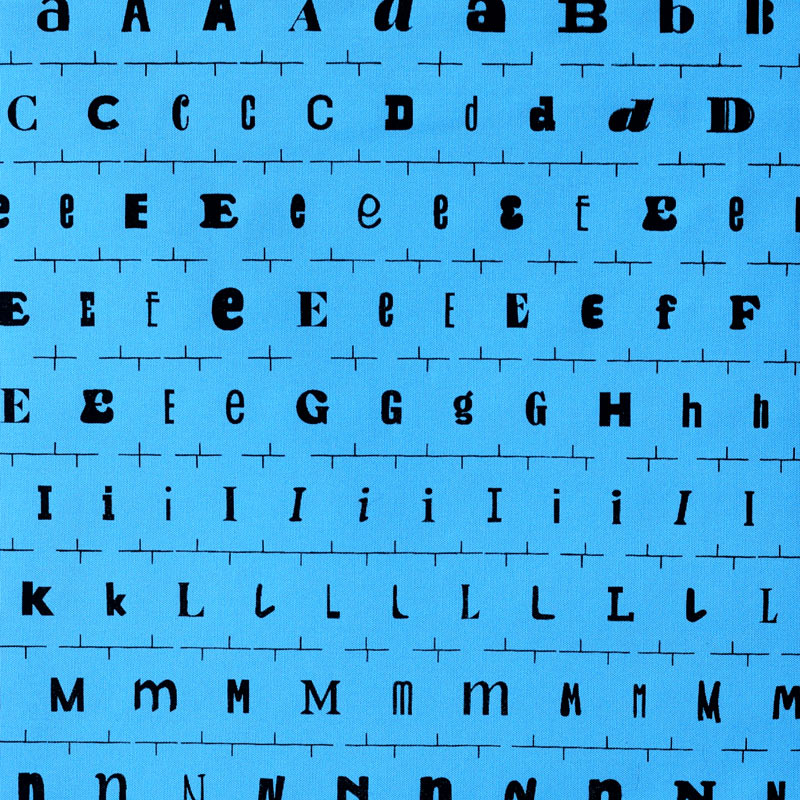 Ransom Mixed Letters—Quilt Tattoo®
