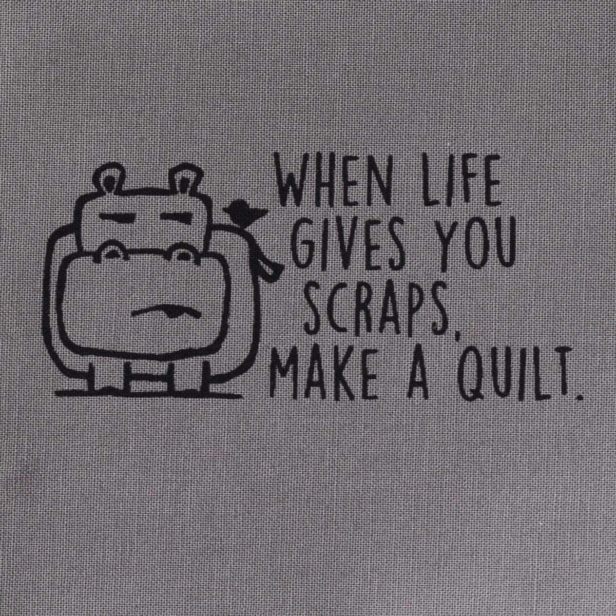 When life gives you scraps make a quilt—Salty Square