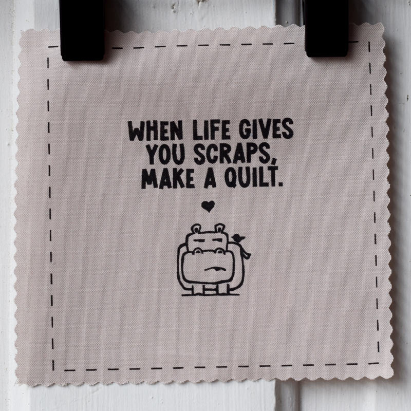 When life gives you scraps, make a quilt